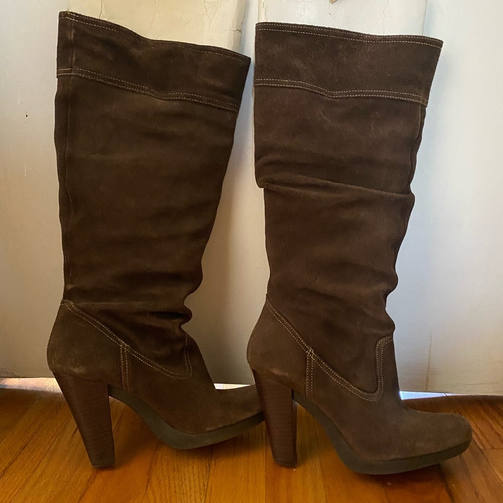 Michael Kors Brown Suede Boots